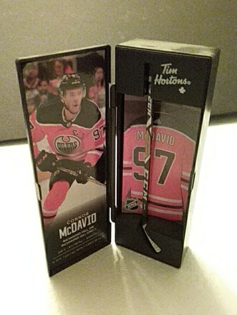 Connor McDavid Mini Hockey Stick Gift Set